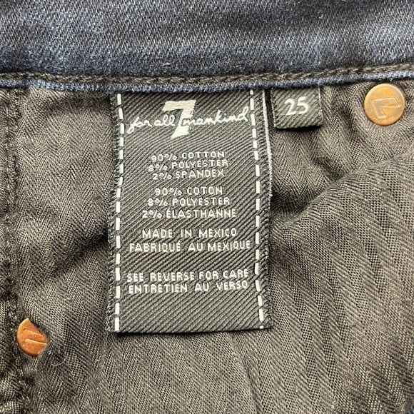 7 For All Mankind Gwenevere Mid Rise Size 25 - Picture 12 of 16